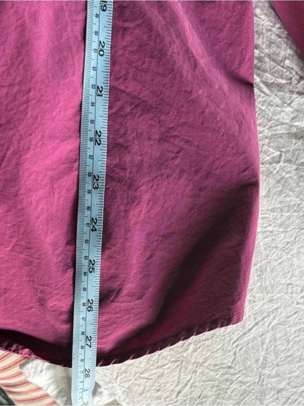 Embroidered Toku Magenta Button-Up Shirt - Picture 12 of 12